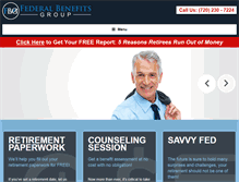 Tablet Screenshot of fedbenefitsgroup.com